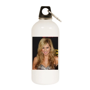 Ashley Tisdale White Water Bottle With Carabiner