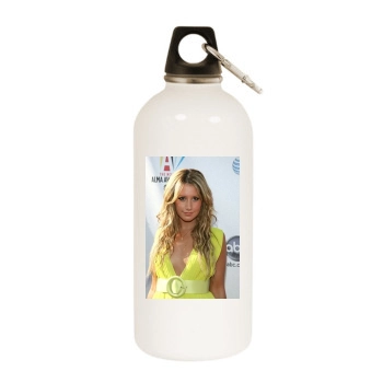 Ashley Tisdale White Water Bottle With Carabiner