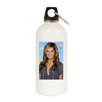 Ashley Tisdale White Water Bottle With Carabiner