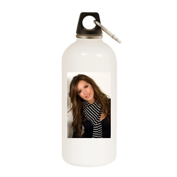 Ashley Tisdale White Water Bottle With Carabiner