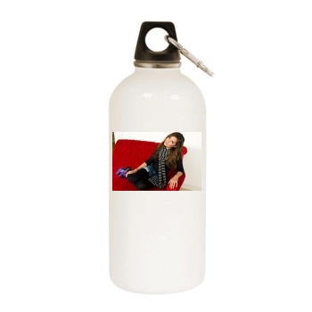 Ashley Tisdale White Water Bottle With Carabiner