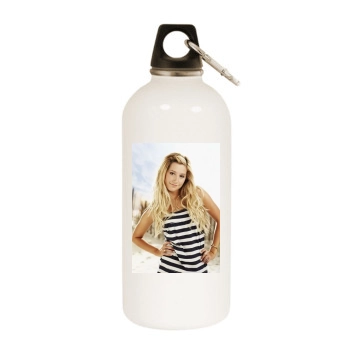 Ashley Tisdale White Water Bottle With Carabiner