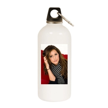 Ashley Tisdale White Water Bottle With Carabiner