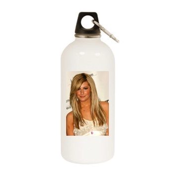 Ashley Tisdale White Water Bottle With Carabiner