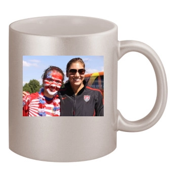 Hope Solo 11oz Metallic Silver Mug