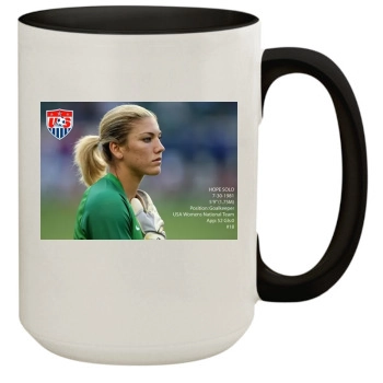 Hope Solo 15oz Colored Inner & Handle Mug