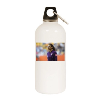 Hope Solo White Water Bottle With Carabiner