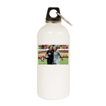 Hope Solo White Water Bottle With Carabiner