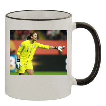 Hope Solo 11oz Colored Rim & Handle Mug