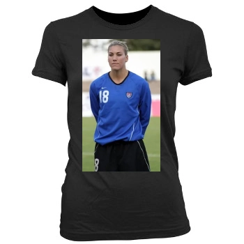 Hope Solo Women's Junior Cut Crewneck T-Shirt