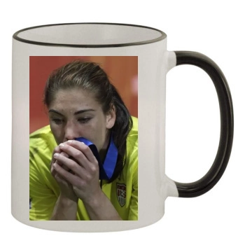 Hope Solo 11oz Colored Rim & Handle Mug