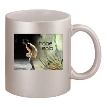 Hope Solo 11oz Metallic Silver Mug