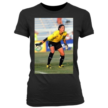 Hope Solo Women's Junior Cut Crewneck T-Shirt