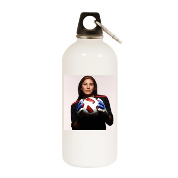 Hope Solo White Water Bottle With Carabiner