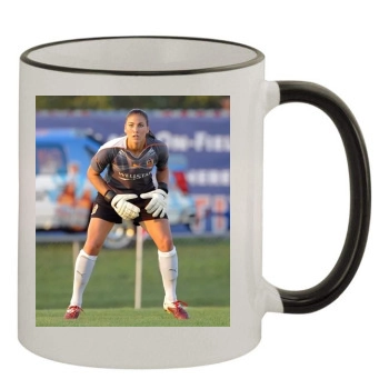 Hope Solo 11oz Colored Rim & Handle Mug