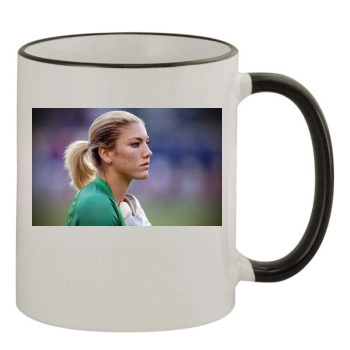 Hope Solo 11oz Colored Rim & Handle Mug