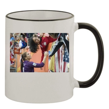 Hope Solo 11oz Colored Rim & Handle Mug