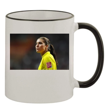 Hope Solo 11oz Colored Rim & Handle Mug