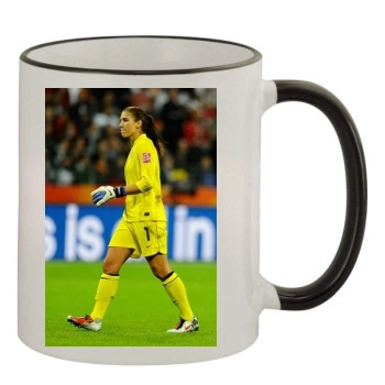 Hope Solo 11oz Colored Rim & Handle Mug