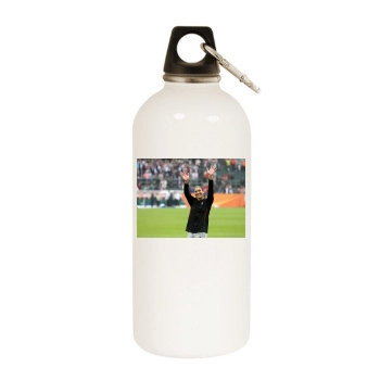 Hope Solo White Water Bottle With Carabiner