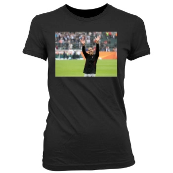 Hope Solo Women's Junior Cut Crewneck T-Shirt