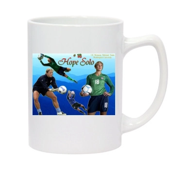 Hope Solo 14oz White Statesman Mug