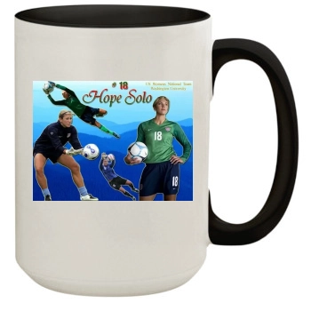 Hope Solo 15oz Colored Inner & Handle Mug