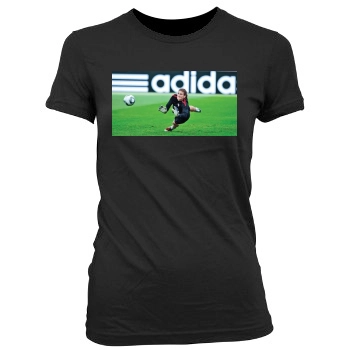 Hope Solo Women's Junior Cut Crewneck T-Shirt