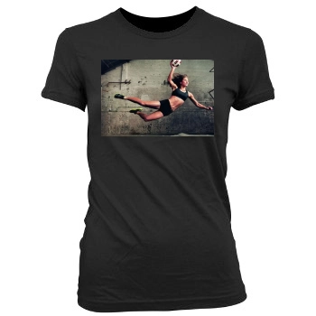 Hope Solo Women's Junior Cut Crewneck T-Shirt