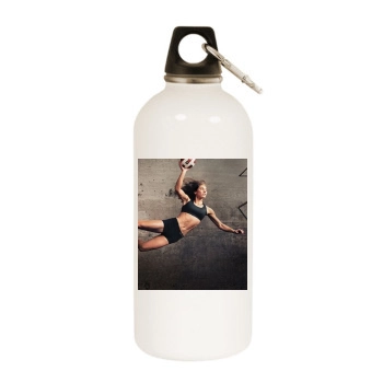 Hope Solo White Water Bottle With Carabiner