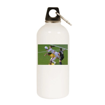 Hope Solo White Water Bottle With Carabiner