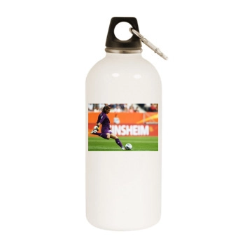 Hope Solo White Water Bottle With Carabiner