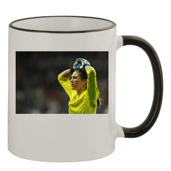 Hope Solo 11oz Colored Rim & Handle Mug