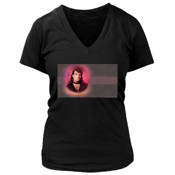 Tico Torres Women's Deep V-Neck TShirt