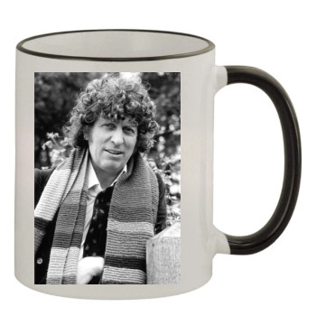 Tom Baker 11oz Colored Rim & Handle Mug