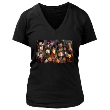 Tom Baker Women's Deep V-Neck TShirt