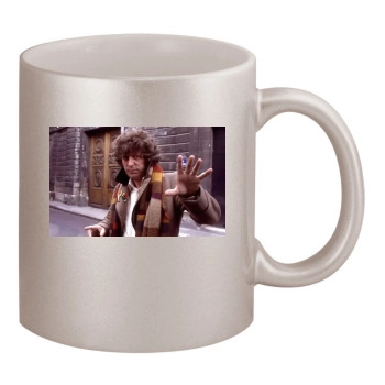 Tom Baker 11oz Metallic Silver Mug