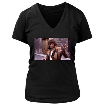 Tom Baker Women's Deep V-Neck TShirt