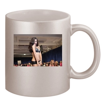 Adriana Lima 11oz Metallic Silver Mug