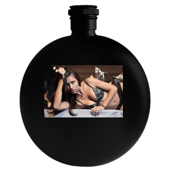 Adriana Lima Round Flask