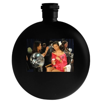 Adriana Lima Round Flask