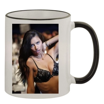 Adriana Lima 11oz Colored Rim & Handle Mug