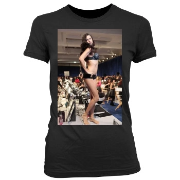 Adriana Lima Women's Junior Cut Crewneck T-Shirt