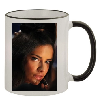 Adriana Lima 11oz Colored Rim & Handle Mug