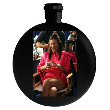 Adriana Lima Round Flask