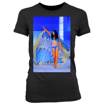 Adriana Lima Women's Junior Cut Crewneck T-Shirt