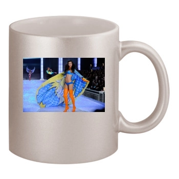 Adriana Lima 11oz Metallic Silver Mug