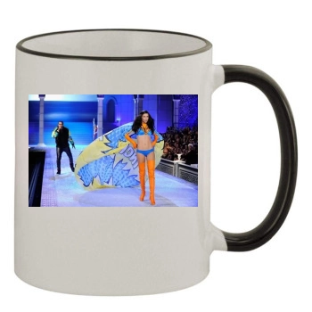 Adriana Lima 11oz Colored Rim & Handle Mug