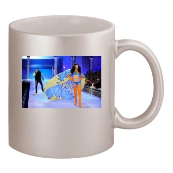 Adriana Lima 11oz Metallic Silver Mug