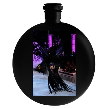 Adriana Lima Round Flask